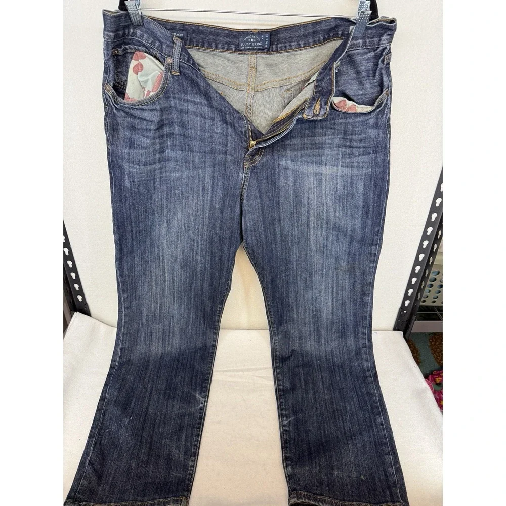 Lucky Brand Men's 429 Classic Straight Denim‎ Jeans 40x32 Dark Wash
